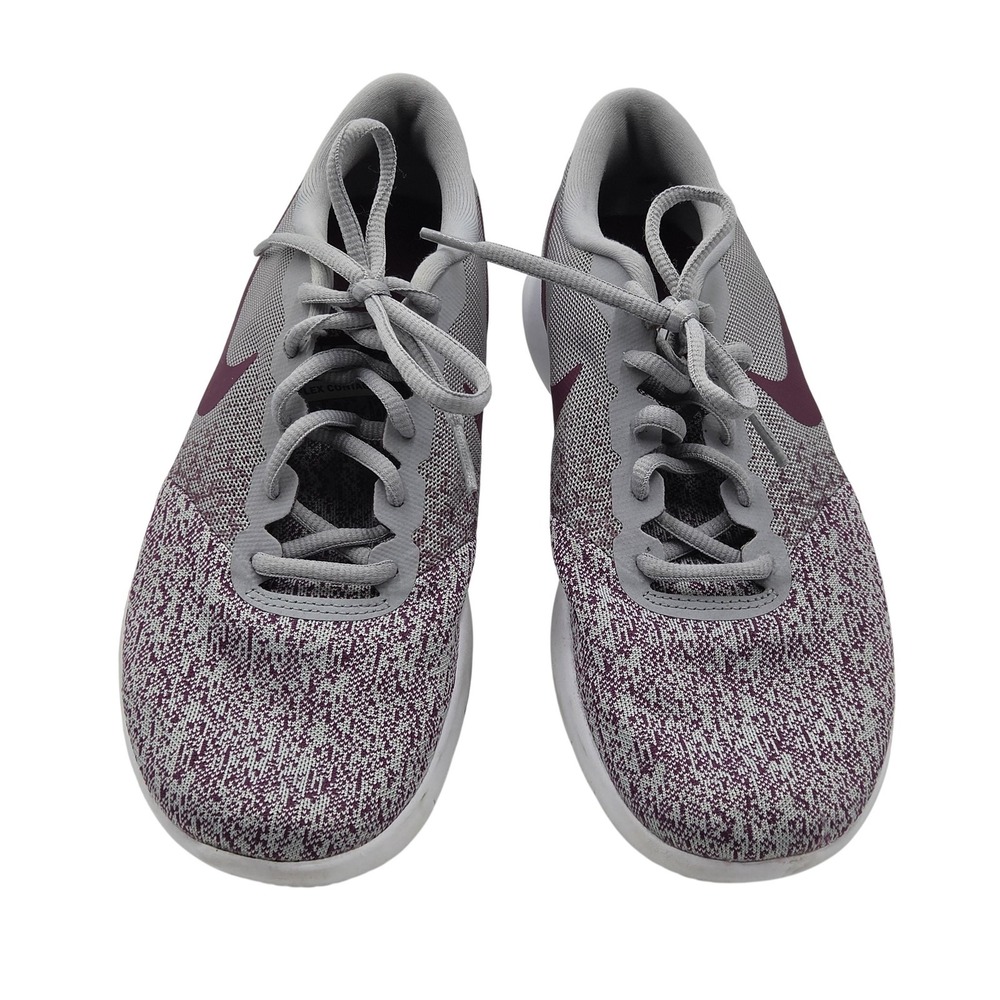Nike Shoes Womens Size 9 Gray Purple Mesh Low Top Running 908995-011 Sneakers